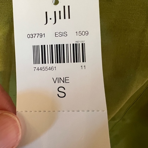 JJill Ponte Knit pencil skirt Stretch Wm S 21” length Vine green NWT - Picture 6 of 8